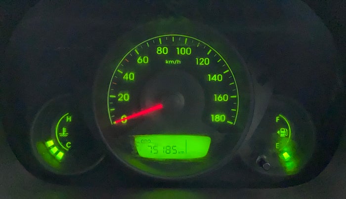 2015 Hyundai Eon ERA +, Petrol, Manual, 75,307 km, Odometer Image