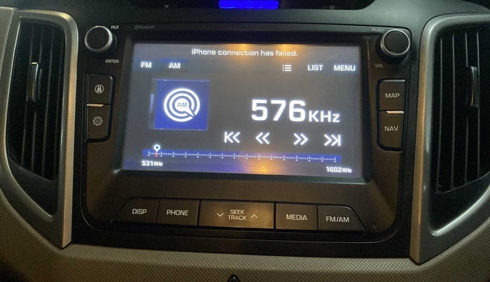 2016 Hyundai Creta SX PLUS 1.6 PETROL, Petrol, Manual, 74,119 km, Infotainment system - Parking sensor not working