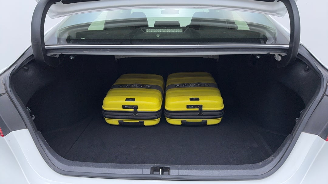 Boot Inside View with Luggage