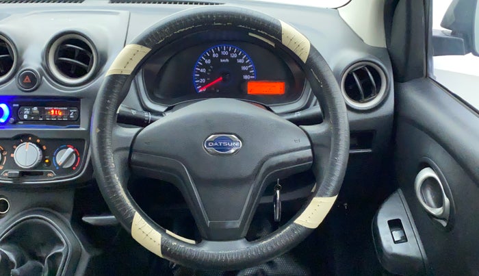 2018 Datsun Go Plus T, Petrol, Manual, 44,542 km, Steering Wheel Close Up