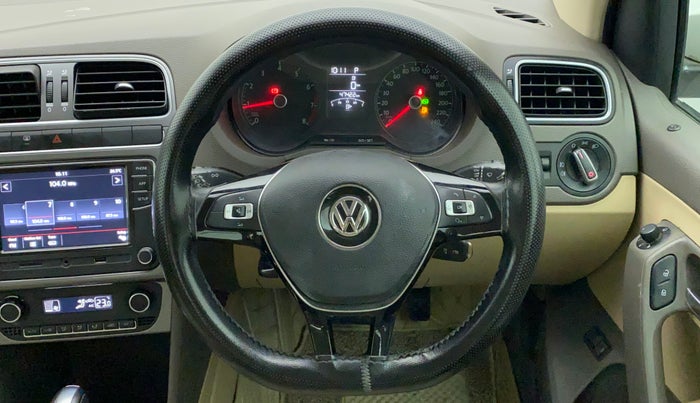 2020 Volkswagen Vento HIGHLINE 1.0L TSI AT, Petrol, Automatic, 47,422 km, Steering Wheel Close Up