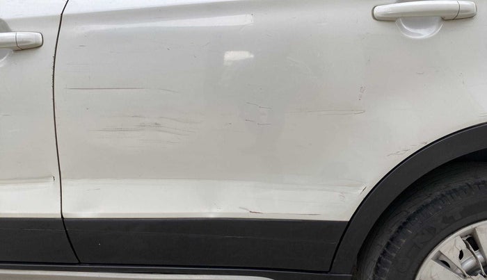 2017 Maruti S Cross SIGMA 1.3, Diesel, Manual, 1,01,382 km, Rear left door - Minor scratches