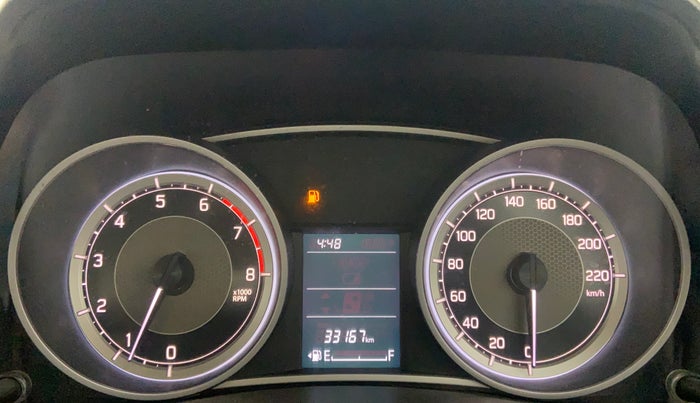 2019 Maruti Dzire VXI, Petrol, Manual, 33,167 km, Odometer Image