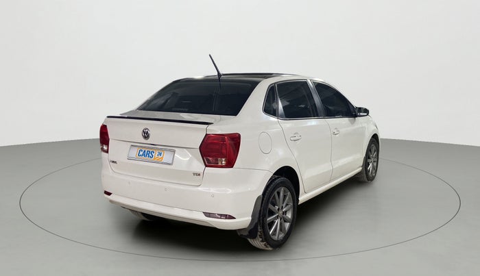 2019 Volkswagen Ameo HIGHLINE PLUS 1.5L AT 16 ALLOY, Diesel, Automatic, 23,104 km, Right Back Diagonal