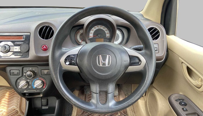 2013 Honda Brio S MT, Petrol, Manual, 70,569 km, Steering Wheel Close Up