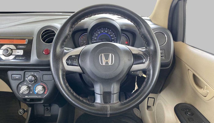 2015 Honda Amaze 1.5L I-DTEC S, Diesel, Manual, 99,481 km, Steering Wheel Close Up