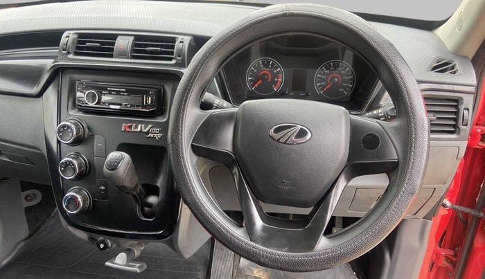 2019 Mahindra KUV 100 NXT K2+ P 6 STR, Petrol, Manual, 5,337 km, Steering Wheel Close Up