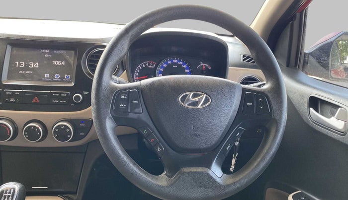 2018 Hyundai Xcent SX 1.2, Petrol, Manual, 23,697 km, Steering Wheel Close Up