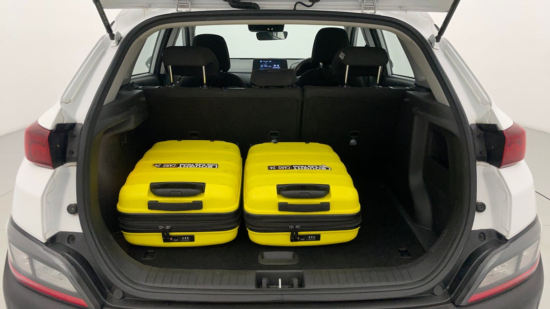 2022 Hyundai Kona (fwd), Automatic, 110198 km, Boot Inside View with Luggage