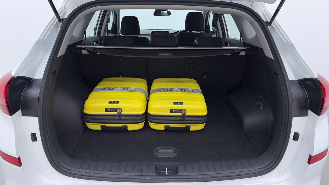 Boot Inside View with Luggage