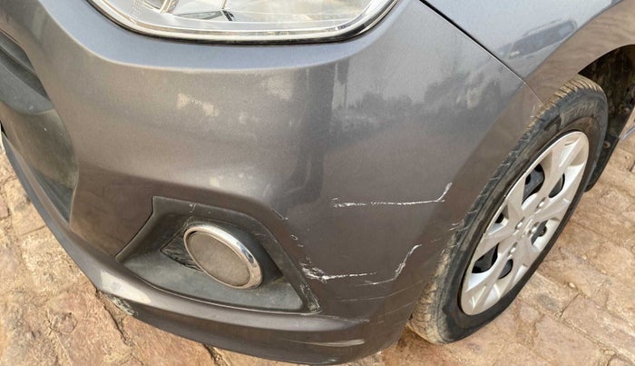2015 Hyundai Grand i10 SPORTZ 1.2 KAPPA VTVT, Petrol, Manual, 65,135 km, Front bumper - Paint has minor damage