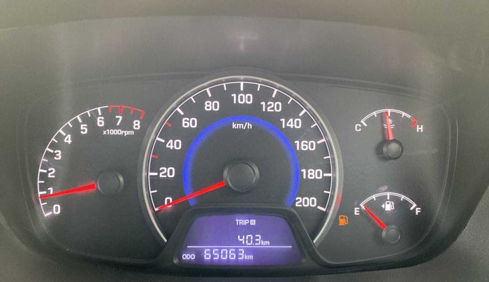 2015 Hyundai Grand i10 SPORTZ 1.2 KAPPA VTVT, Petrol, Manual, 65,135 km, Odometer Image