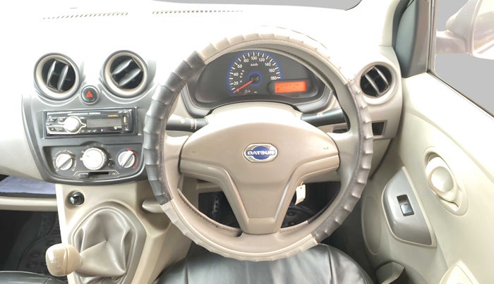2014 Datsun Go T, Petrol, Manual, 62,884 km, Steering Wheel Close Up