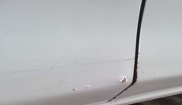 2014 Datsun Go T, Petrol, Manual, 62,884 km, Right rear door - Minor scratches