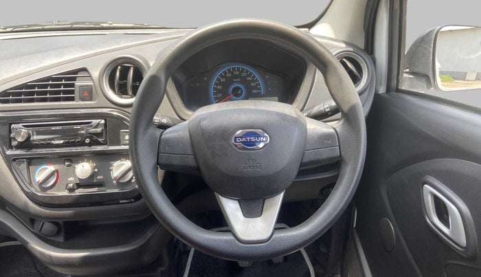 2018 Datsun Redi Go S 1.0 AMT, Petrol, Automatic, 38,723 km, Steering Wheel Close Up