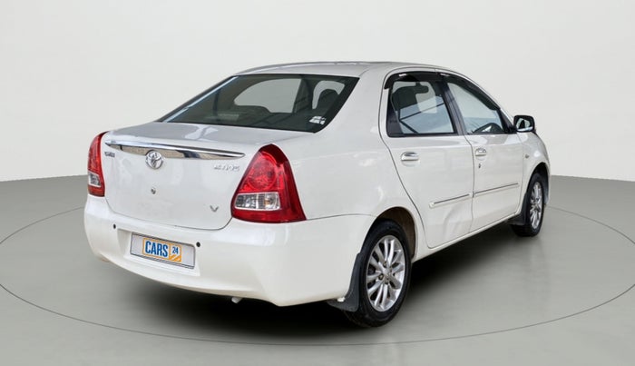 2011 Toyota Etios V, Petrol, Manual, 69,468 km, Right Back Diagonal