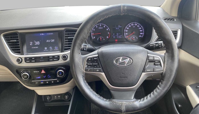 2018 Hyundai Verna 1.6 VTVT SX, Petrol, Manual, 1 km, Steering Wheel Close Up