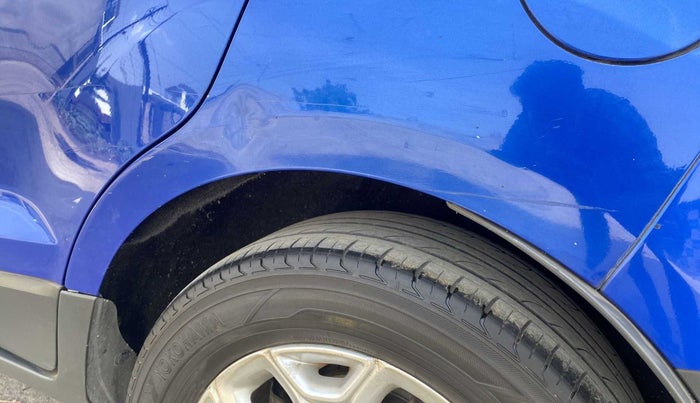 2014 Ford Ecosport TITANIUM 1.5L DIESEL, Diesel, Manual, 1,13,531 km, Left quarter panel - Minor scratches