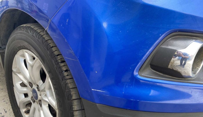 2014 Ford Ecosport TITANIUM 1.5L DIESEL, Diesel, Manual, 1,13,531 km, Front bumper - Minor scratches