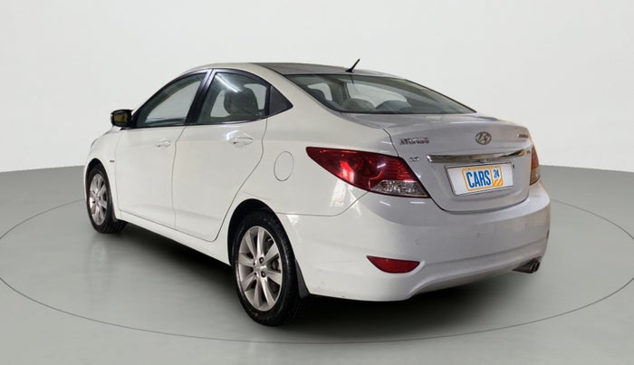 2011 Hyundai Verna FLUIDIC 1.6 VTVT SX, Petrol, Manual, 45,786 km, Left Back Diagonal