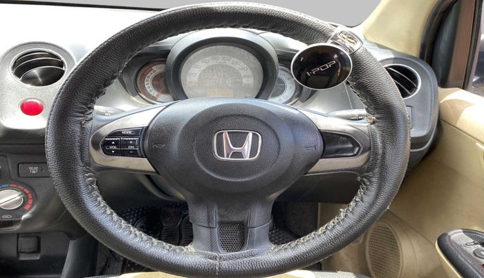 2014 Honda Brio S MT, Petrol, Manual, 36,920 km, Steering Wheel Close Up