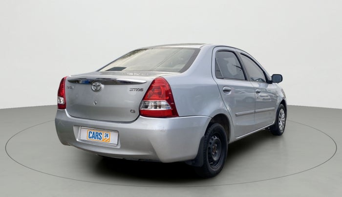 2011 Toyota Etios G, Petrol, Manual, 60,615 km, Right Back Diagonal