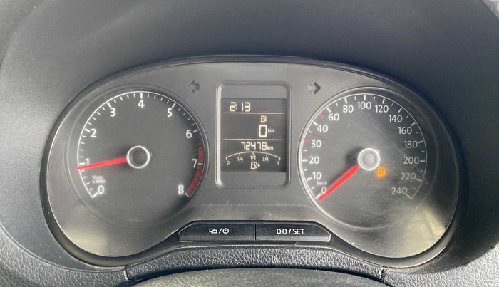 2016 Volkswagen Ameo COMFORTLINE 1.2L, Petrol, Manual, 72,397 km, Odometer Image