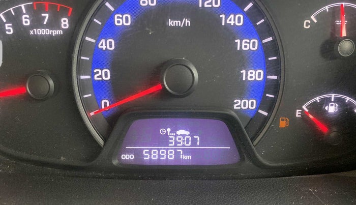 2014 Hyundai Xcent S (O) 1.2, Petrol, Manual, 58,973 km, Odometer Image