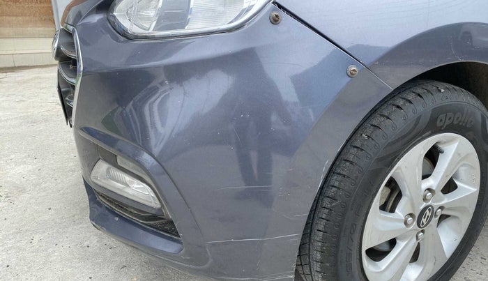 2018 Hyundai Xcent SX 1.2 CRDI, Diesel, Manual, 1,02,000 km, Front bumper - Minor scratches