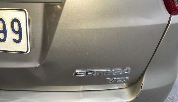 2014 Maruti Ertiga VDI, Diesel, Manual, 52,520 km, Dicky (Boot door) - Minor scratches