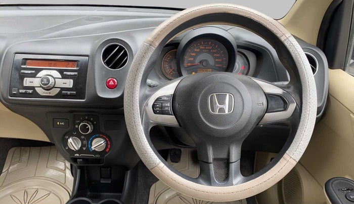 2014 Honda Amaze 1.2L I-VTEC S, Petrol, Manual, 89,292 km, Steering Wheel Close Up