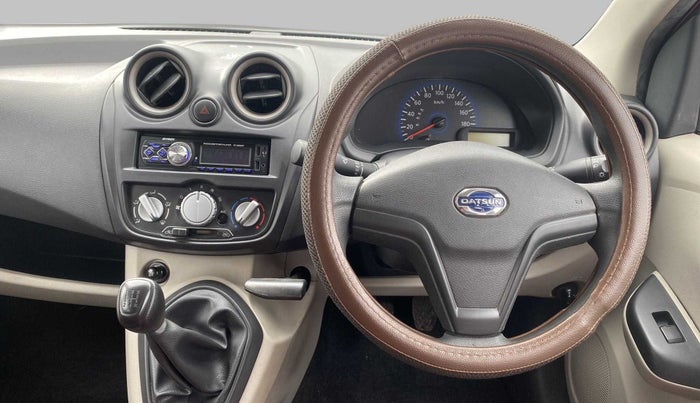 2016 Datsun Go Plus T, Petrol, Manual, 31,850 km, Steering Wheel Close Up