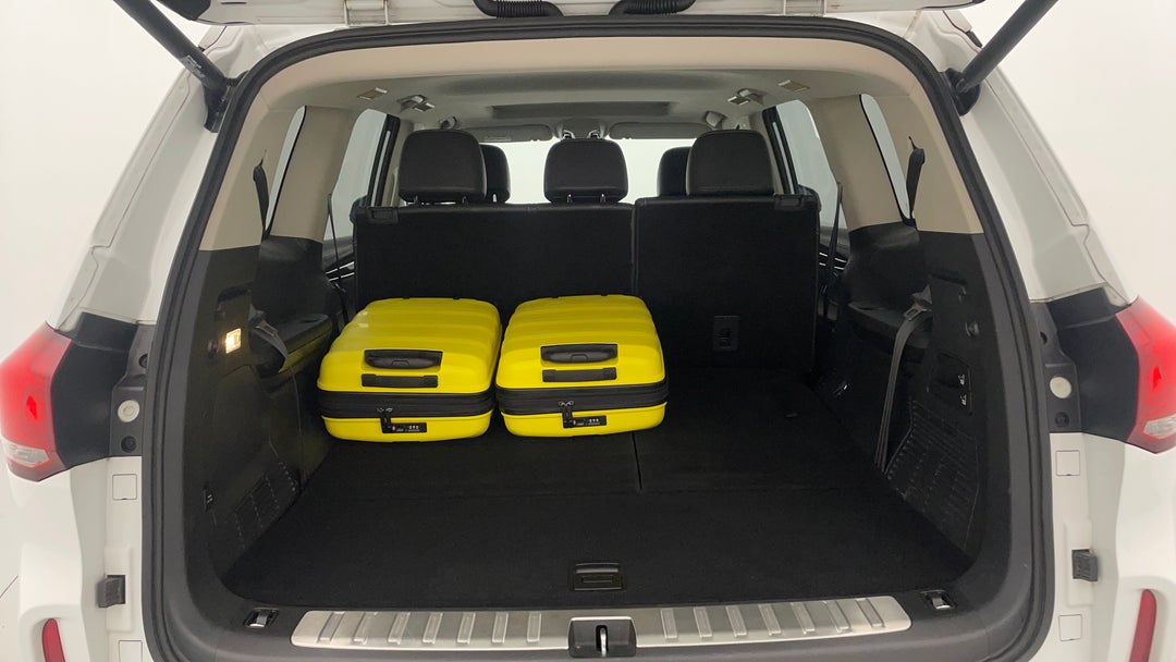 Boot Inside View with Luggage