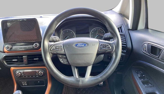 2018 Ford Ecosport TITANIUM 1.5L SPORTS(SUNROOF) DIESEL, Diesel, Manual, 78,113 km, Steering Wheel Close Up