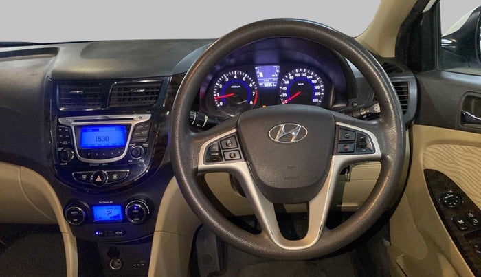 2013 Hyundai Verna FLUIDIC 1.6 VTVT EX, Petrol, Manual, 58,292 km, Steering Wheel Close Up