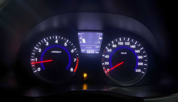 2013 Hyundai Verna FLUIDIC 1.6 VTVT EX, Petrol, Manual, 58,292 km, Odometer Image