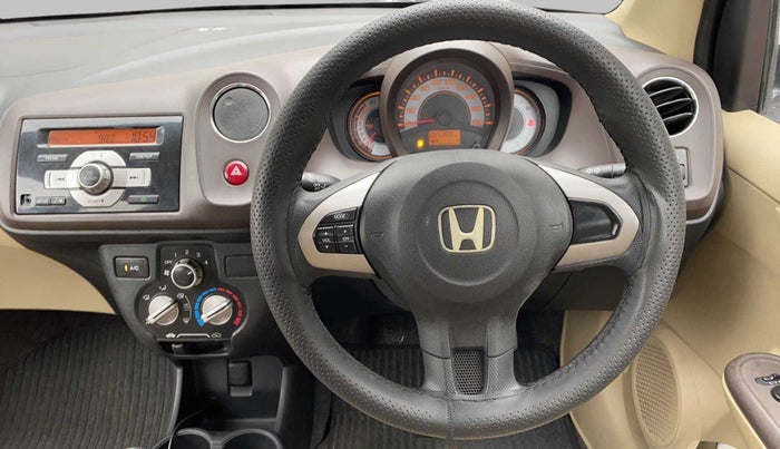 2012 Honda Brio S MT, Petrol, Manual, 65,385 km, Steering Wheel Close Up