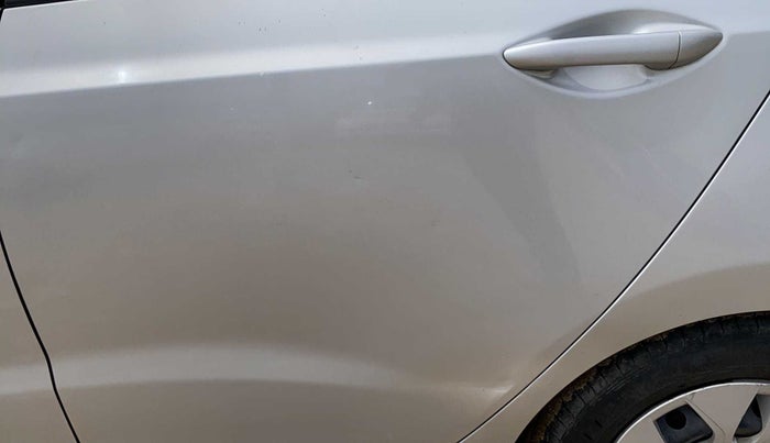 2018 Hyundai Xcent E+, CNG, Manual, 69,145 km, Rear left door - Weather strip has minor damage