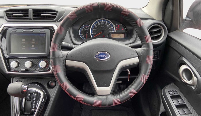 2020 Datsun Go T(O) CVT, Petrol, Automatic, 38,170 km, Steering Wheel Close Up