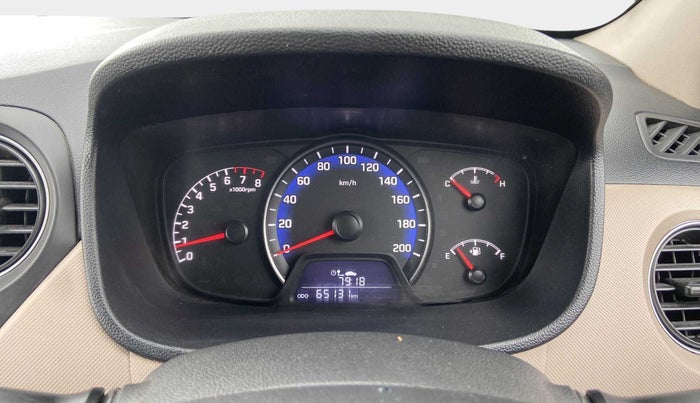 2017 Hyundai Xcent SX 1.2, Petrol, Manual, 65,482 km, Odometer Image