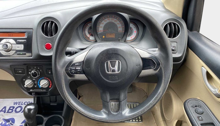 2014 Honda Brio VX AT, Petrol, Automatic, 81,963 km, Steering Wheel Close Up