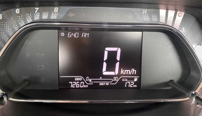 2021 Tata TIGOR XZ PETROL, Petrol, Manual, 7,245 km, Odometer Image