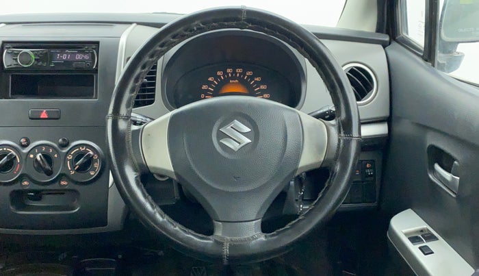 2010 Maruti Wagon R 1.0 LXI, Petrol, Manual, 67,836 km, Steering Wheel Close Up