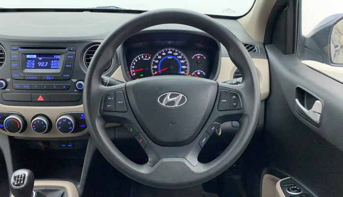 2015 Hyundai Grand i10 SPORTZ 1.2 KAPPA VTVT, Petrol, Manual, 46,867 km, Steering Wheel Close Up