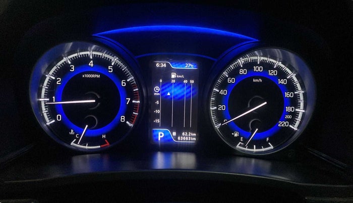 2019 Toyota Glanza V CVT, Petrol, Automatic, 63,600 km, Odometer Image