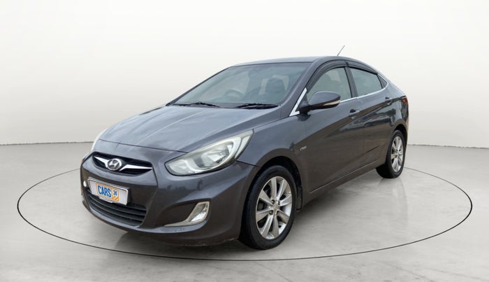 2013 Hyundai Verna FLUIDIC 1.6 CRDI SX, Diesel, Manual, 1,23,968 km, Left Front Diagonal