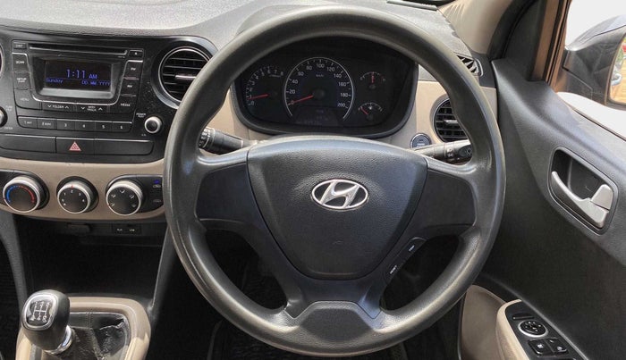 2014 Hyundai Grand i10 SPORTZ 1.2 KAPPA VTVT, Petrol, Manual, 84,483 km, Steering Wheel Close Up