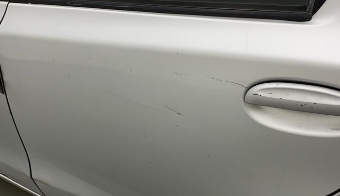 2011 Toyota Etios G, Petrol, Manual, 73,333 km, Rear left door - Minor scratches