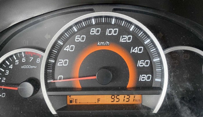 2014 Maruti Wagon R 1.0 VXI, Petrol, Manual, 95,273 km, Odometer Image