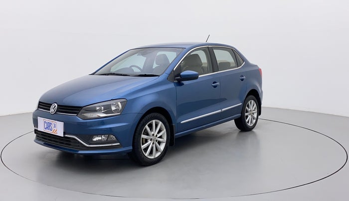 2017 Volkswagen Ameo HIGHLINE PLUS 1.5L AT 16 ALLOY, Diesel, Automatic, 49,028 km, Left Front Diagonal